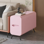 Stylish Pine & PU Leather Coffee Table with Modern Design and Storage Solutions fmxjs-5347