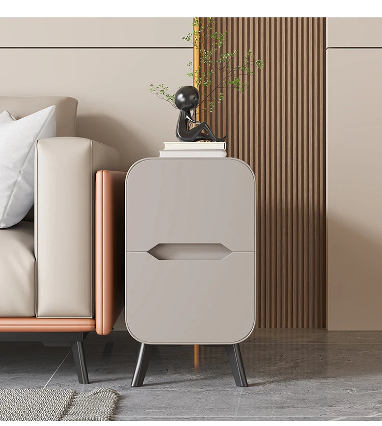 Stylish Pine & PU Leather Coffee Table with Modern Design and Storage Solutions fmxjs-5347