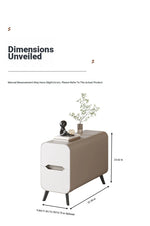 Stylish Pine & PU Leather Coffee Table with Modern Design and Storage Solutions fmxjs-5347