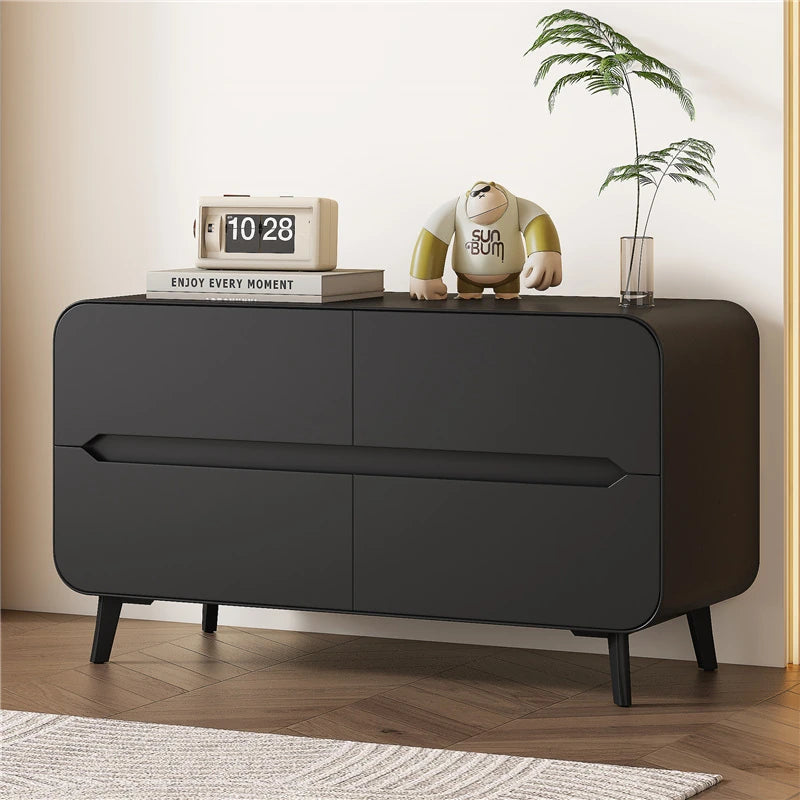 Modern Pine PU Leather Cabinet with Sleek Design and Ample Storage - Perfect for Home Decor and Organization fmxjs-5349