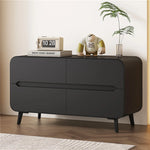 Modern Pine PU Leather Cabinet with Sleek Design and Ample Storage - Perfect for Home Decor and Organization fmxjs-5349