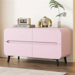 Modern Pine PU Leather Cabinet with Sleek Design and Ample Storage - Perfect for Home Decor and Organization fmxjs-5349