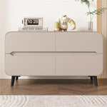 Modern Pine PU Leather Cabinet with Sleek Design and Ample Storage - Perfect for Home Decor and Organization fmxjs-5349