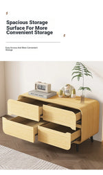 Modern Pine PU Leather Cabinet with Sleek Design and Ample Storage - Perfect for Home Decor and Organization fmxjs-5349