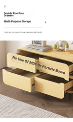 Modern Pine PU Leather Cabinet with Sleek Design and Ample Storage - Perfect for Home Decor and Organization fmxjs-5349