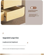 Modern Pine PU Leather Cabinet with Sleek Design and Ample Storage - Perfect for Home Decor and Organization fmxjs-5349