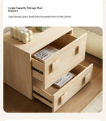 Stylish Pine Multi-Layer Board Cabinet with Synthetic Leather Finish - Modern Storage Solution for Any Space fmxjs-5350