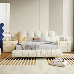 Stylish Pine Multi-Layer Board Cabinet with Synthetic Leather Finish - Modern Storage Solution for Any Space fmxjs-5350