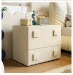 Stylish Pine Multi-Layer Board Cabinet with Synthetic Leather Finish - Modern Storage Solution for Any Space fmxjs-5350