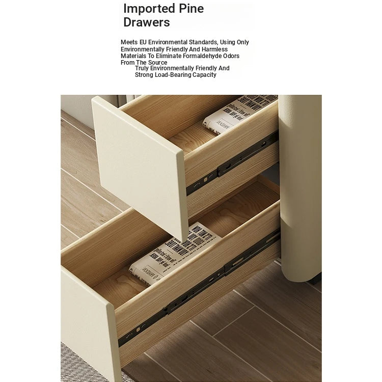 Elegant Pine Multi-layer Board Coffee Table with Sintered Stone Top and Synthetic Leather Finish - Modern Living Room Furniture fmxjs-5351