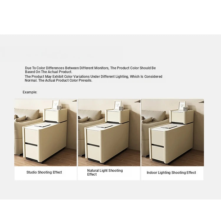 Elegant Pine Multi-layer Board Coffee Table with Sintered Stone Top and Synthetic Leather Finish - Modern Living Room Furniture fmxjs-5351