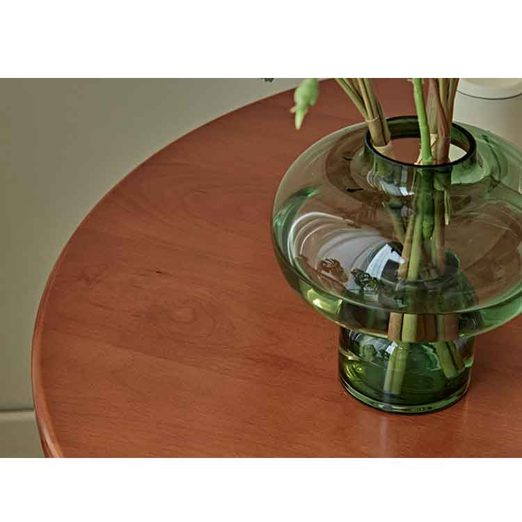 テーブル チェリー色 ケヤキ 多層板 ステンレス fmy-1172