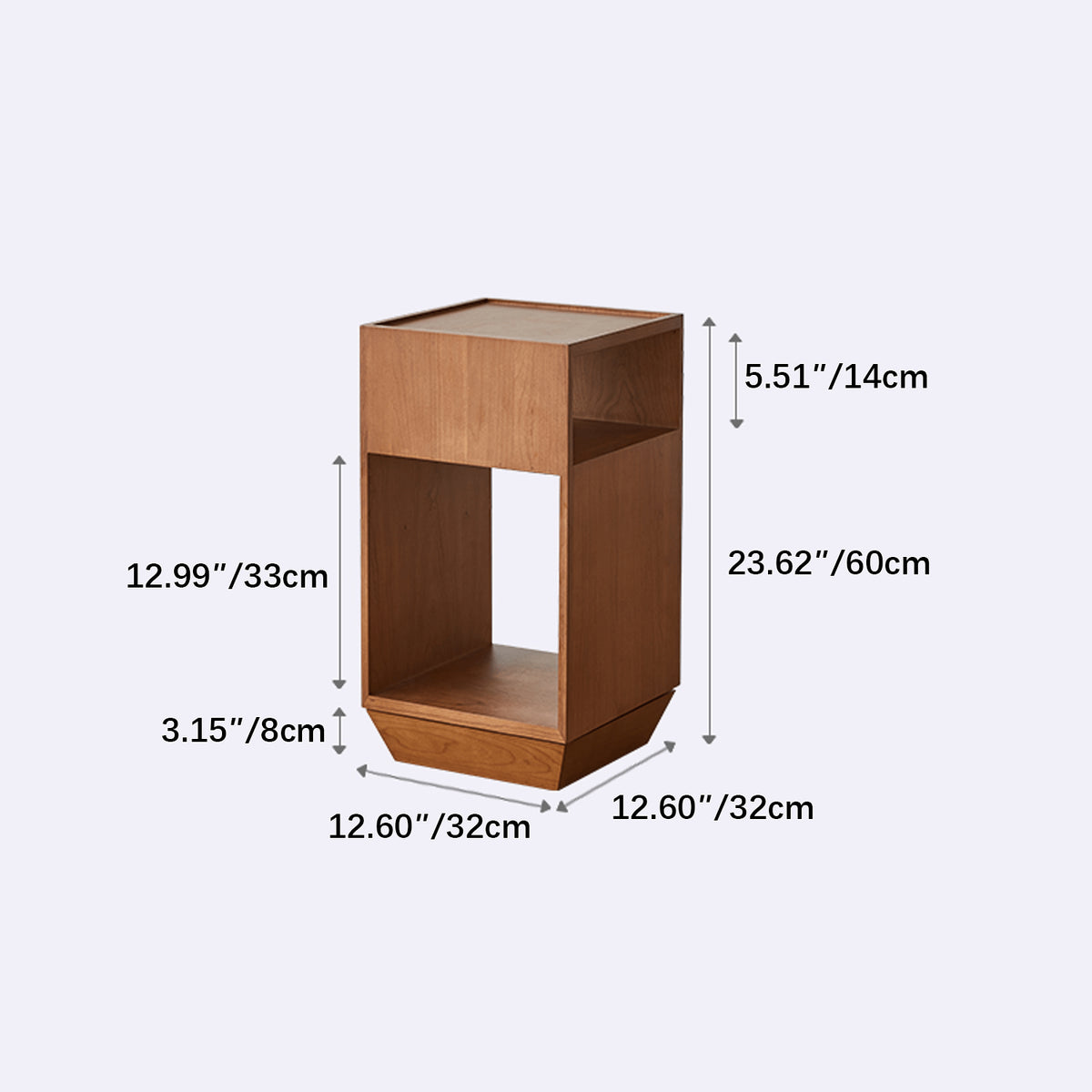 Elegant Light Brown & Black Laminated Wood Tea Table - Stylish & Modern Design fmy-695