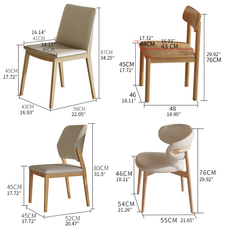 Elegant Brown Natural Sintered Stone Ash Wood Table - Modern Design fnl-269
