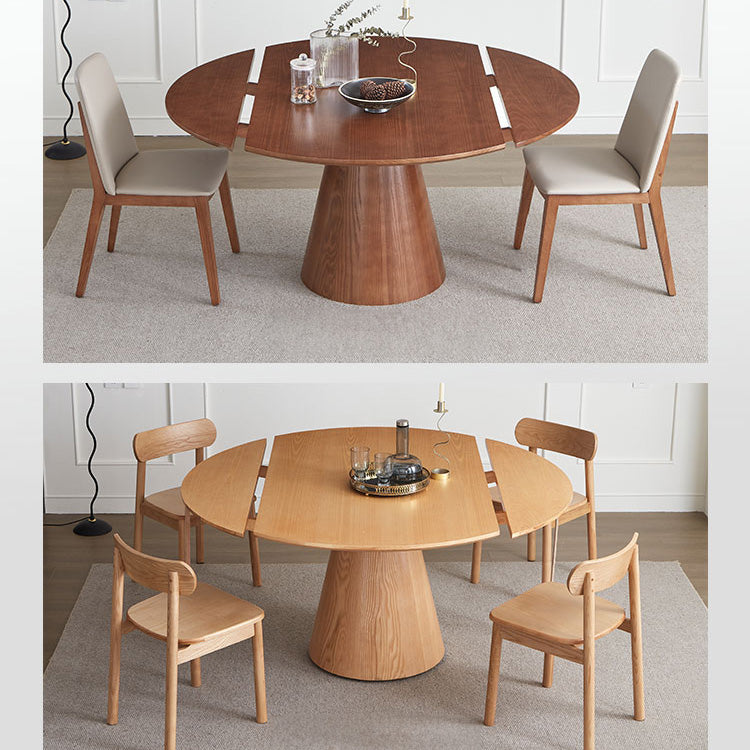 Elegant Natural Brown Solid Wood Table - Perfect for Any Home Décor fnl-273