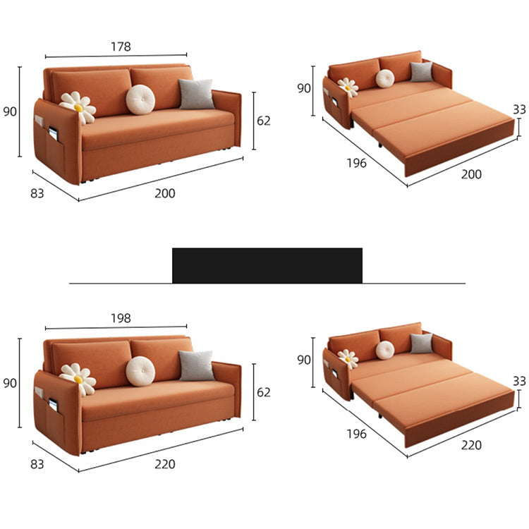 Stylish Multi-Color Sofa: Beige, Dark Gray, Orange, Light Pink, Green Options for Modern Living Rooms fnm-951