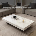 Modern Ceramic Sintered Stone Tea Table with Stylish Multi-Layer Design – Elegant Home Furniture for Living Room fplk-5023