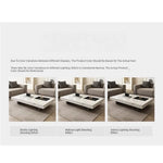 Modern Ceramic Sintered Stone Tea Table with Stylish Multi-Layer Design – Elegant Home Furniture for Living Room fplk-5023