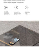 Sleek Modern Tempered Glass Tea Table – Stylish Square Accent Table for Living Room fplk-5024