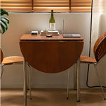 Elegant Boxwood Dining Table with Space-Saving Foldable Design fpmxm-2765