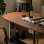 Elegant Boxwood Dining Table with Space-Saving Foldable Design fpmxm-2765