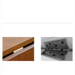 Elegant Boxwood Dining Table with Space-Saving Foldable Design fpmxm-2765