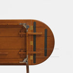 Elegant Boxwood Dining Table with Space-Saving Foldable Design fpmxm-2765