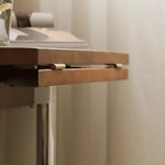 Modern Boxwood Dining Table with Sleek Metal Legs - Perfect for Urban Spaces fpmxm-2766