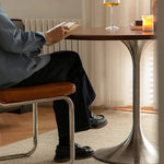 Cherry Wood Dining Table - Elegant Round Design for Modern Interiors fpmxm-2767