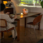 Elegant Cherry Wood Dining Table - Perfect for Stylish Gatherings fpmxm-2770