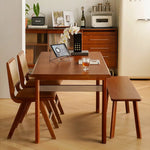 Elegant Cherry Wood Dining Table - Perfect for Stylish Gatherings fpmxm-2770