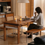 Elegant Cherry Wood Dining Table - Perfect for Stylish Gatherings fpmxm-2770