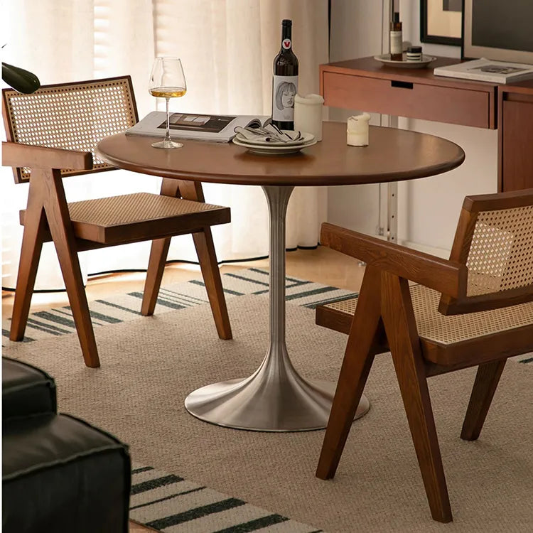 Ash Wood Rattan Dining Chair - Elegant Comfort for Modern Spaces fpmxm-2776