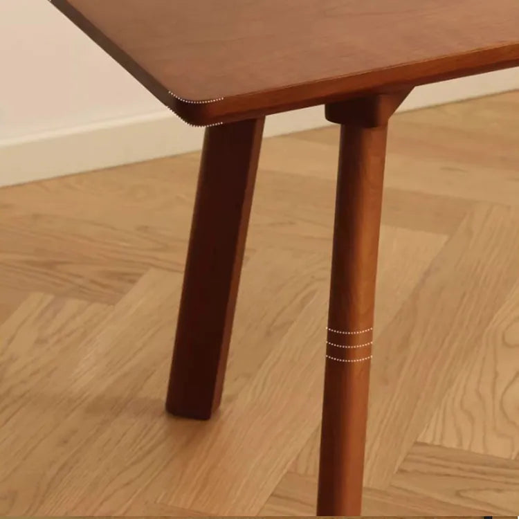 Cherry Wood Elegance: Stylish Long Stool for Your Home Decor fpmxm-2777