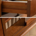 Sleek Boxwood Beech TV Stand with Glass Doors – Elegant Storage Solution fpmxm-2785