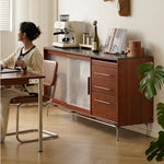 Sleek Boxwood and Glass Cabinet with Marble Top for Modern Interiors fpmxm-2787