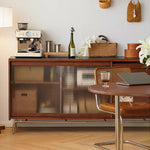 Sleek Boxwood and Glass Cabinet with Marble Top for Modern Interiors fpmxm-2787