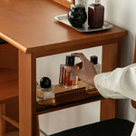 Modern Green Leather Stool - Stylish Seating Solution for Any Room fpmxm-2791-st