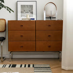 Stylish Boxwood Beech 6-Drawer Cabinet for Modern Living Spaces fpmxm-2794