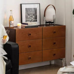 Stylish Boxwood Beech 6-Drawer Cabinet for Modern Living Spaces fpmxm-2794