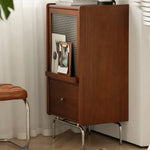 Elegant Boxwood Glass Cabinet with Modern Style - Perfect for Any Living Space fpmxm-2796