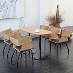Stylish Multi-Layer Board and PU Leather Chair for Modern Living Spaces - Comfortable Techno Fabric Seating Solution fqr-5108