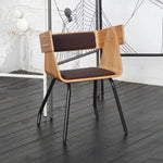 Stylish Multi-Layer Board and PU Leather Chair for Modern Living Spaces - Comfortable Techno Fabric Seating Solution fqr-5108
