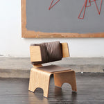 Stylish Multi-Layer Board Chair with PU Leather Accent – Modern Comfort for Your Space fqr-5110