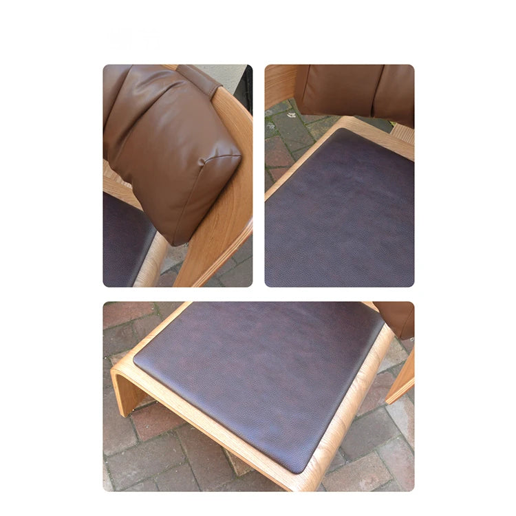 Stylish Multi-Layer Board Chair with PU Leather Accent – Modern Comfort for Your Space fqr-5110