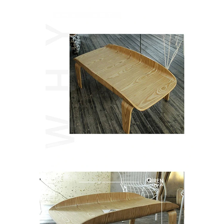 Sleek Multi-Layer Board Tea Table - Modern Scandinavian Design for Stylish Living Spaces fqr-5111