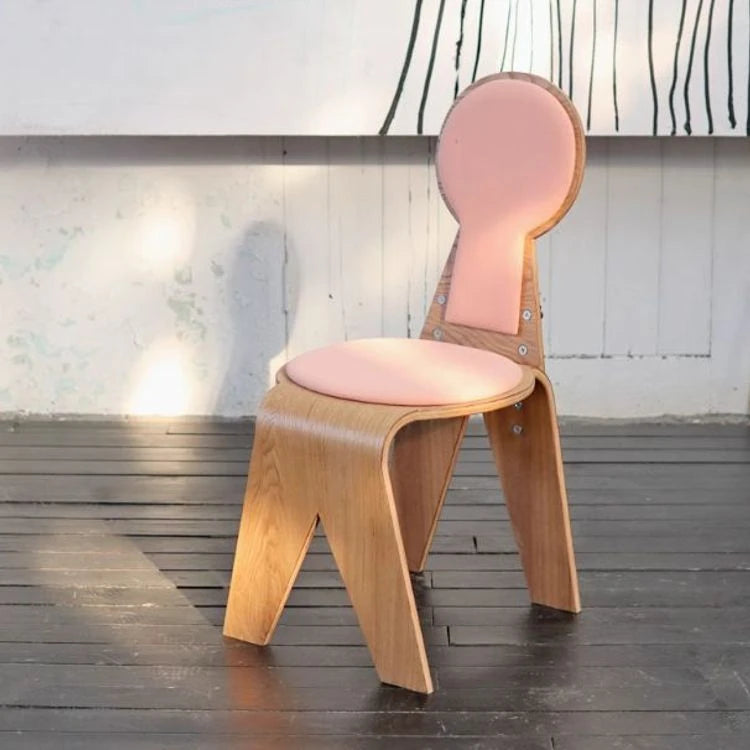 Stylish Multi-Layer Board Chair with Soft Cotton-Ramie Cushion - Perfect for Modern Decor! fqr-5112