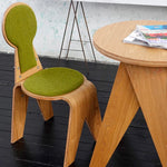 Stylish Multi-Layer Board Chair with Soft Cotton-Ramie Cushion - Perfect for Modern Decor! fqr-5112