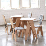 Stylish Multi-Layer Board Chair with Soft Cotton-Ramie Cushion - Perfect for Modern Decor! fqr-5112