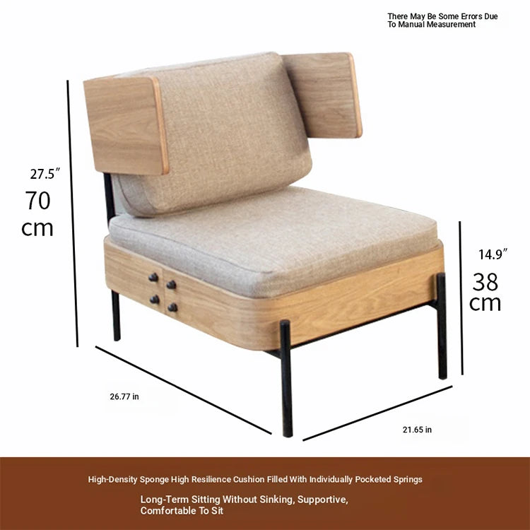 Stylish Multi-Layer Board Sofa with PU Leather and Cotton-Ramie Upholstery - Modern Comfort for Your Space fqr-5114